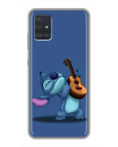 Чехол для Samsung Galaxy A51 (A515) с картинкой «Стич с укулеле»