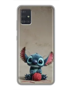 Чехол для Samsung Galaxy A51 (A515) с картинкой «Стич на коричневом фоне» Чехол для Samsung Galaxy A51 (A515) с картинкой «Стич на коричневом фоне»
