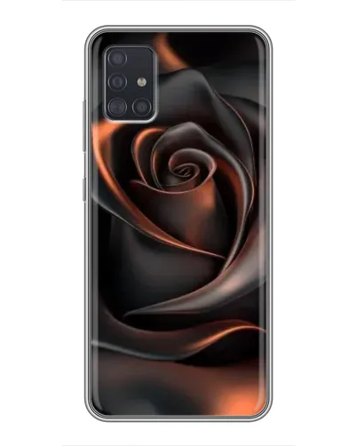 Чехол для Samsung Galaxy A51 (A515) с картинкой «Шелковая черная роза» Чехол для Samsung Galaxy A51 (A515) с картинкой «Шелковая черная роза»