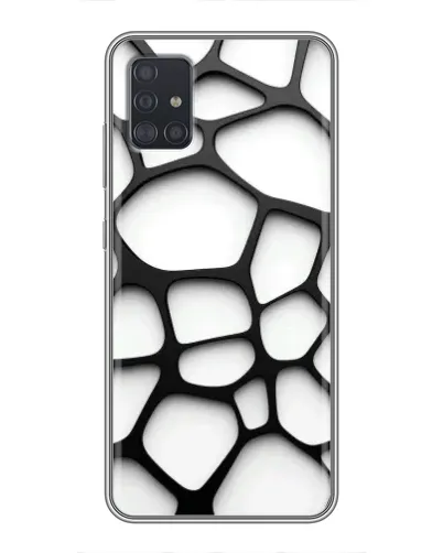 Чехол для Samsung Galaxy A51 (A515) с картинкой «Белая объемная сетка» Чехол для Samsung Galaxy A51 (A515) с картинкой «Белая объемная сетка»