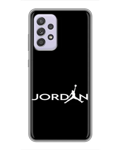 Чехол для Samsung Galaxy A52 5G (A526) с картинкой «Jordan White Logo»