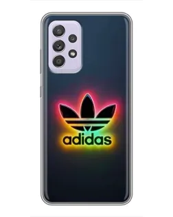 Чехол для Samsung Galaxy A52 5G (A526) с картинкой «Неоновый Adidas»