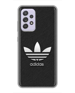 Чехол для Samsung Galaxy A52 5G (A526) с картинкой «Adidas Карбоновая текстура»