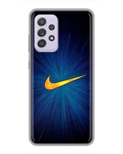 Чохол для Samsung Galaxy A52 5G (A526) з картинкою «Синій пульс Nike»