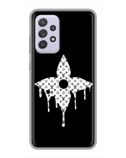 Чехол для Samsung Galaxy A52 5G (A526) с картинкой «Цветочная монограмма»