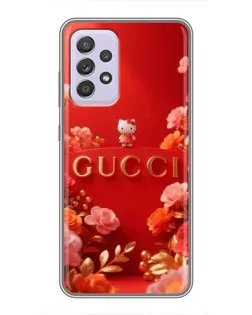 Чехол для Samsung Galaxy A52 5G (A526) с картинкой «Gucci — золотой сад»