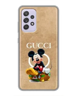 Чехол для Samsung Galaxy A52 5G (A526) с картинкой «Микки Маус Gucci — крафт»