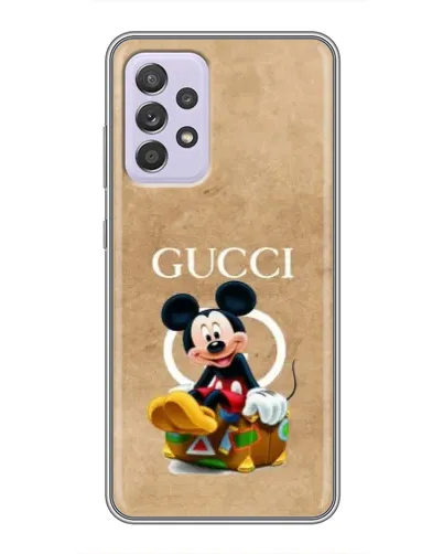 Чехол для Samsung Galaxy A52 5G (A526) с картинкой «Микки Маус Gucci — крафт» Чехол для Samsung Galaxy A52 5G (A526) с картинкой «Микки Маус Gucci — крафт»