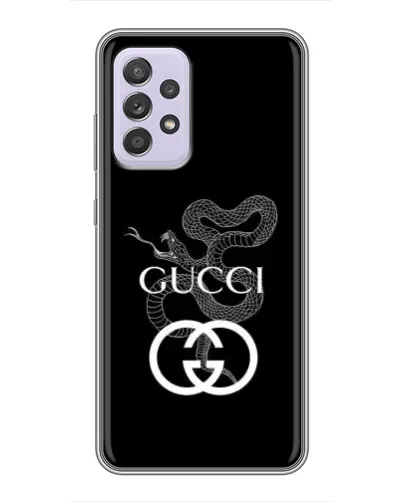 Чехол для Samsung Galaxy A52 5G (A526) с картинкой «Gucci — серебряная змея» Чехол для Samsung Galaxy A52 5G (A526) с картинкой «Gucci — серебряная змея»