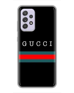 Чехол для Samsung Galaxy A52 5G (A526) с картинкой «Gucci — красный пояс»