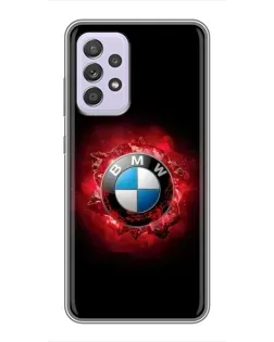 Чехол для Samsung Galaxy A52 5G (A526) с картинкой «Логотип BMW — вспышка»