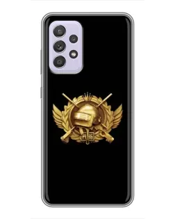 Чехол для Samsung Galaxy A52 5G (A526) с картинкой «PUBG — оранжевый градиент» Чехол для Samsung Galaxy A52 5G (A526) с картинкой «PUBG — оранжевый градиент»