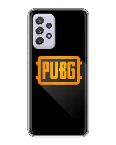 Чехол для Samsung Galaxy A52 5G (A526) с картинкой «PUBG — рамка лого»