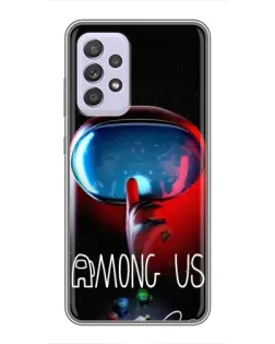 Чехол для Samsung Galaxy A52 5G (A526) с картинкой «Красный импостер — макро» Чехол для Samsung Galaxy A52 5G (A526) с картинкой «Красный импостер — макро»