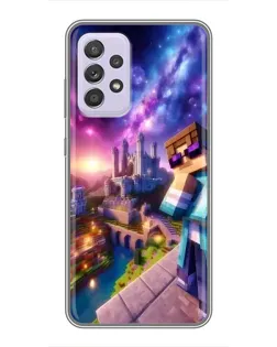 Чехол для Samsung Galaxy A52 5G (A526) с картинкой «Стив и космос» Чехол для Samsung Galaxy A52 5G (A526) с картинкой «Стив и космос»