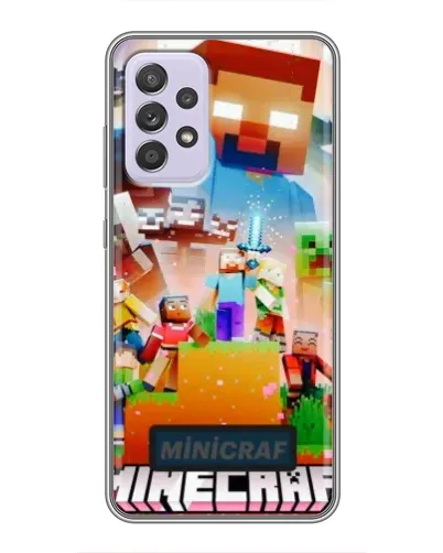 Чехол для Samsung Galaxy A52 5G (A526) с картинкой «Minecraft герои игры» Чехол для Samsung Galaxy A52 5G (A526) с картинкой «Minecraft герои игры»