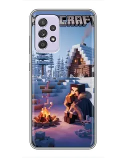 Чехол для Samsung Galaxy A52 5G (A526) с картинкой «Зимний Minecraft» Чехол для Samsung Galaxy A52 5G (A526) с картинкой «Зимний Minecraft»