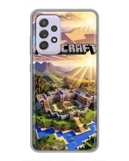 Чехол для Samsung Galaxy A52 5G (A526) с картинкой «Minecraft панорама» Чехол для Samsung Galaxy A52 5G (A526) с картинкой «Minecraft панорама»