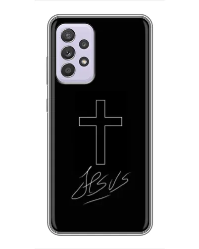 Чехол для Samsung Galaxy A52 5G (A526) с картинкой «Графический крест Jesus» Чехол для Samsung Galaxy A52 5G (A526) с картинкой «Графический крест Jesus»