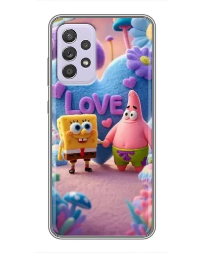 Чехол для Samsung Galaxy A52 5G (A526) с картинкой «Губка Боб Патрик»