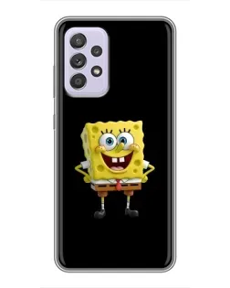 Чехол для Samsung Galaxy A52 5G (A526) с картинкой «Классический Губка Боб»