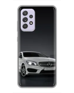 Чехол для Samsung Galaxy A52 5G (A526) с картинкой «Mercedes AMG GT Silver»