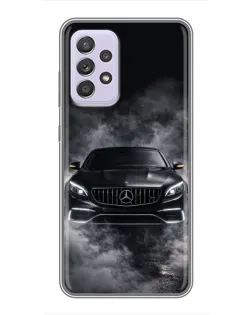 Чехол для Samsung Galaxy A52 5G (A526) с картинкой «Mercedes в дыму»