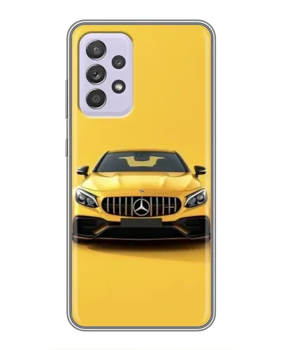 Чехол для Samsung Galaxy A52 5G (A526) с картинкой «Желтый Mercedes GT»