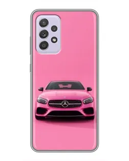 Чохол для Samsung Galaxy A52 5G (A526) з картинкою «Рожевий Mercedes AMG»