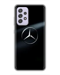 Чохол для Samsung Galaxy A52 5G (A526) з картинкою «Mercedes на металі»