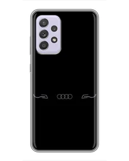 Чехол для Samsung Galaxy A52 5G (A526) с картинкой «Audi — световой подпись»