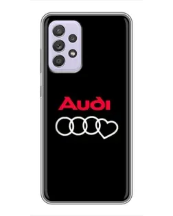 Чехол для Samsung Galaxy A52 5G (A526) с картинкой «Логотип Audi Heart»