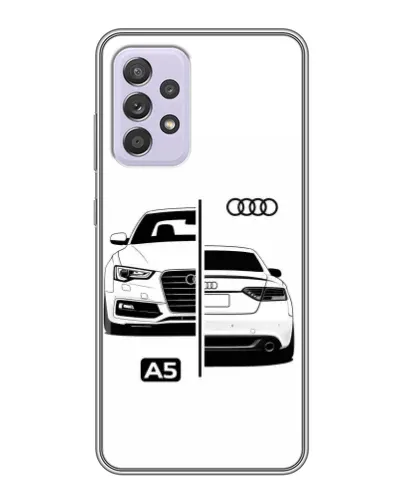 Чехол для Samsung Galaxy A52 5G (A526) с картинкой «Audi — контрастный дизайн»