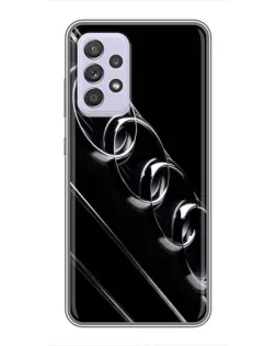 Чехол для Samsung Galaxy A52 5G (A526) с картинкой «Audi — абстрактные кольца»