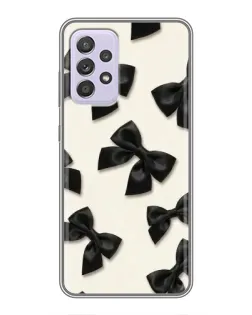 Чехол для Samsung Galaxy A52 5G (A526) с картинкой «Черные бантики»