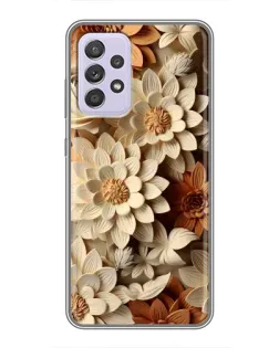 Чохол для Samsung Galaxy A52 5G (A526) з картинкою «Бежевий флористичний декор» Чохол для Samsung Galaxy A52 5G (A526) з картинкою «Бежевий флористичний декор»