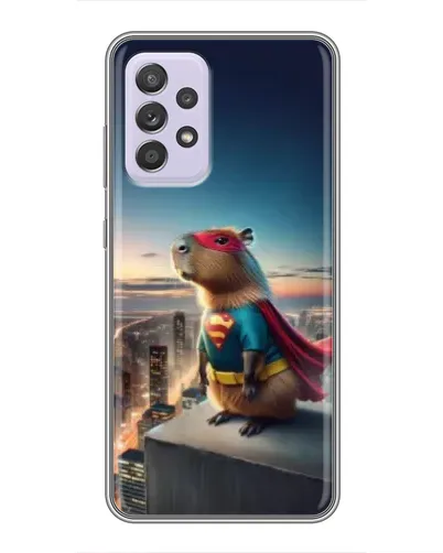 Чехол для Samsung Galaxy A52 5G (A526) с картинкой «Капи-мен супергерой»