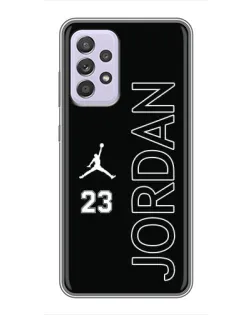 Чехол для Samsung Galaxy A52 с картинкой «Jordan Vertical»