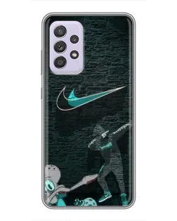 Чехол для Samsung Galaxy A52 с картинкой «Спортивный арт Nike» Чехол для Samsung Galaxy A52 с картинкой «Спортивный арт Nike»