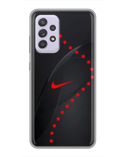 Чехол для Samsung Galaxy A52 с картинкой «Абстрактный дизайн Nike»