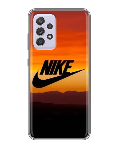 Чехол для Samsung Galaxy A52 с картинкой «Nike — вечерний горизонт»