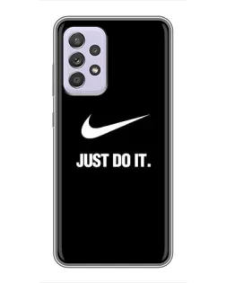 Чехол для Samsung Galaxy A52 с картинкой «Классический принт Nike»