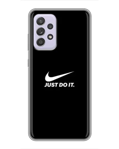 Чехол для Samsung Galaxy A52 с картинкой «Минимализм от Nike»