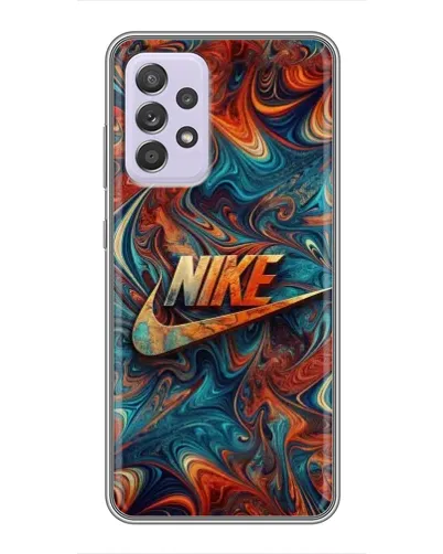 Чехол для Samsung Galaxy A52 с картинкой «Nike в абстракции»