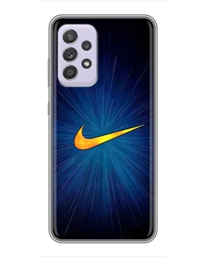 Чохол для Samsung Galaxy A52 з картинкою «Синій пульс Nike» Чохол для Samsung Galaxy A52 з картинкою «Синій пульс Nike»