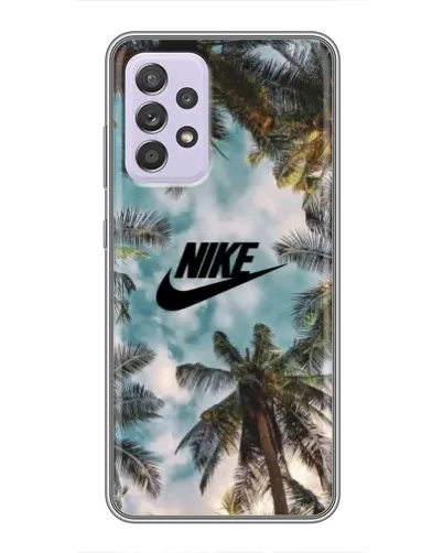 Чохол для Samsung Galaxy A52 з картинкою «Тропічний принт Nike» Чохол для Samsung Galaxy A52 з картинкою «Тропічний принт Nike»