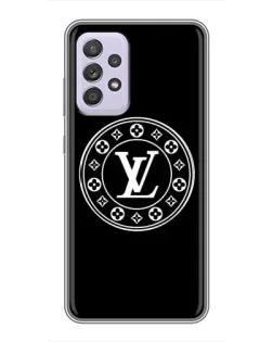 Чехол для Samsung Galaxy A52 с картинкой «LV — печать стиля»