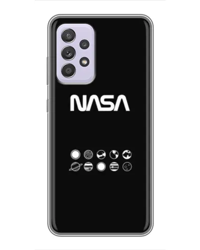 Чехол для Samsung Galaxy A52 с картинкой «NASA — технический принт»