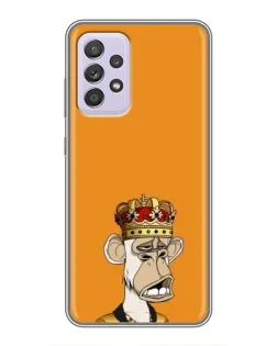 Чехол для Samsung Galaxy A52 с картинкой «Золотая обезьяна Bored Ape» Чехол для Samsung Galaxy A52 с картинкой «Золотая обезьяна Bored Ape»