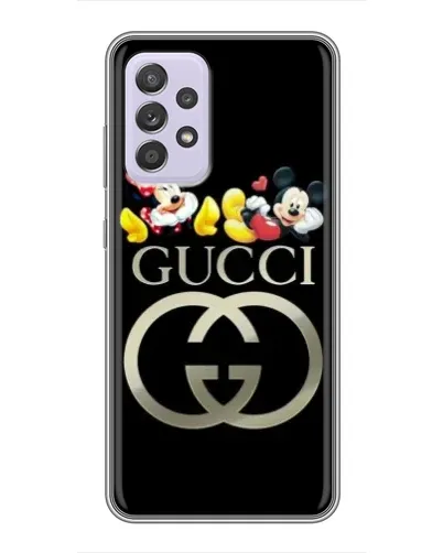 Чехол для Samsung Galaxy A52 с картинкой «Gucci — герои Disney»